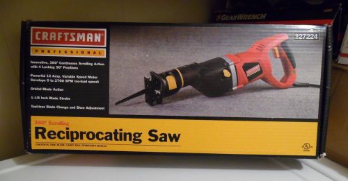 Craftsman professional 27224 12 amp. corded reciprocating saw for sale