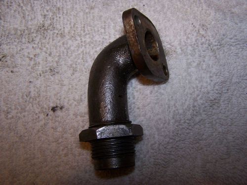 Antique Briggs and Stratton Steel intake manifold part# 21195  with locknut
