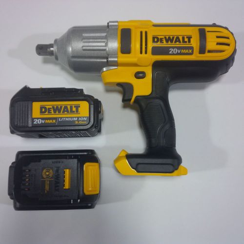 Dewalt dcf889 20v max lithium ion 1/2&#034; impact wrench, 2 dcb200 batteries 20 volt for sale