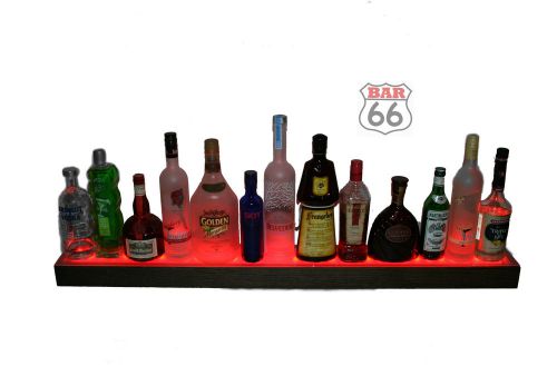 48&#034; led lighted liquor bottle display shelf with multi colors and remote for sale