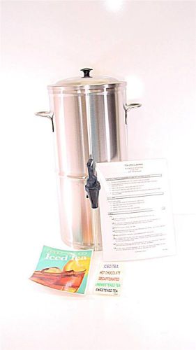Unopened bloomfield 8799 commercial 3 gallon tea dispenser stainless bbq drink for sale