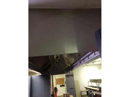 17-ft Stainless Steel Commercial Restaurant  Vent Hood Complete w ansul &amp; exaust