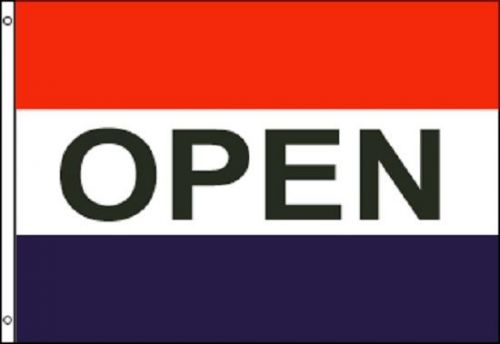 OPEN Flag Business Sign Store Banner Advertising Pennant 2x3