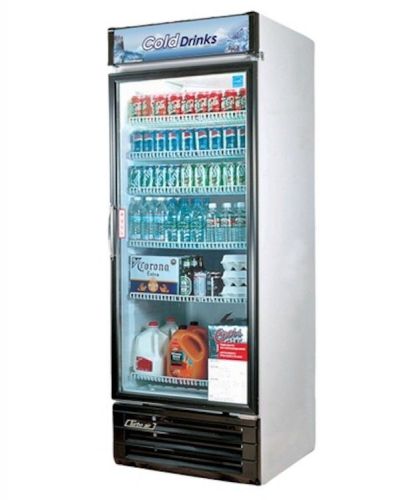 New turbo air 22 cu ft 1 glass swing door merchandiser refrigerator for sale