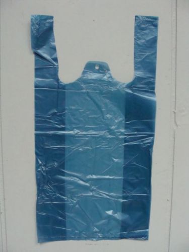 DARK BLUE T-SACK 8 X 4 X 16 PLASTIC BAGS * 2,000 COUNT *