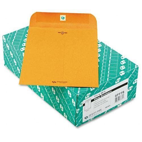 Quality Park Gummed Kraft Clasp Envelopes - Multipurpose - 7.50&#034; X (37775)