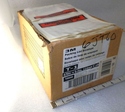 3M T-1  Packing List/Invoice Enclosed Envelope partial box of about 950 ((S1))