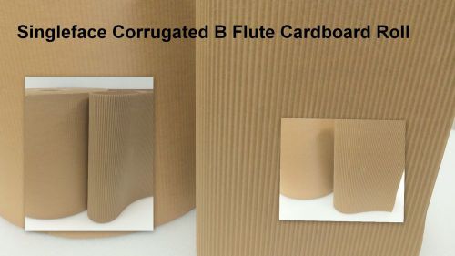 6&#034; x 50&#039;  Singleface Corrugated B Flute Cardboard Roll New