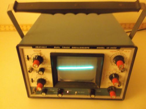 Heathkit dual trace oscilloscope  model io-4510 no reserve! for sale