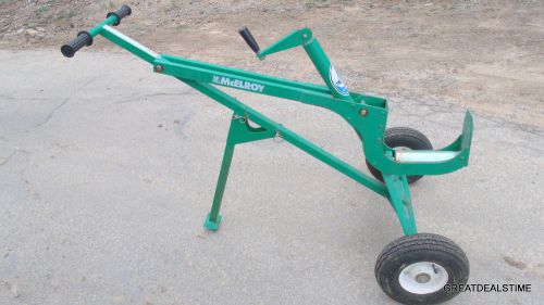 Mcelroy polyporter,rolling lift pipe jack stand,adjustable,rolling wheels stand for sale