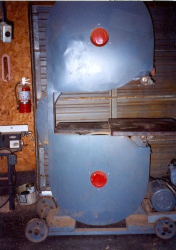 36 inch band saw, made by the Crescent Tool Company.
