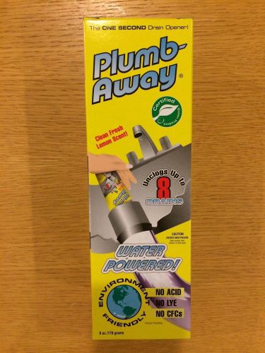 Plumb-Away 1 Second Aerosol Drain Opener--6 oz. Refill
