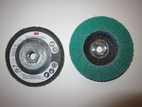 3m flapper wheel 577f giant 41/2&#034; 40 gr. box of 10 for sale