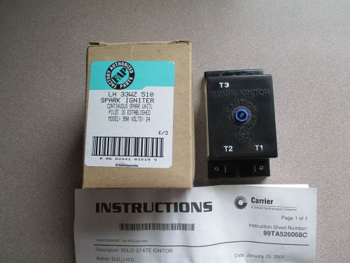 New- Carrier Corporation LH33WZ510 Spark Ignitor Box #990
