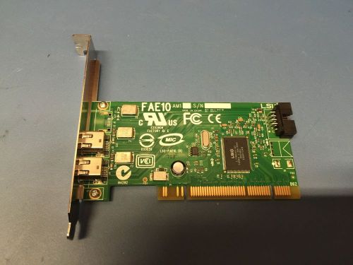 LSI FOXCONN 2-PORT FireWire IEEE 1394 PCI LS2-FAE10 IEEE-13  Card