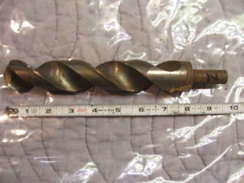 Extended  length straight 5/8 shank twist drill bit 1 11/32&#034; 9 5/8 inch oal z for sale