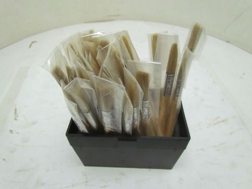1/2&#034; Disposable Chip Bristle Paint Brush For Glue Stain &amp; Resin Lot of 36