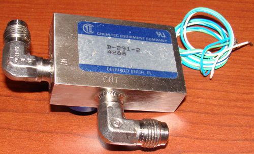 CTE Chem Tec Equipment Co.  Adjustable Control Flow Monitor  B-291-2 4288
