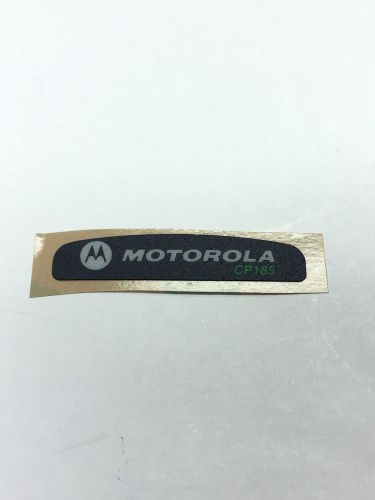 Motorola CP185 Nameplate Front Label Replacement Model PMDN4096AR Portable *OEM*