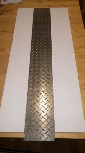 Diamond Plate aluminum Heavy duty over 48 inches long x 6 1/2 wide free shipping