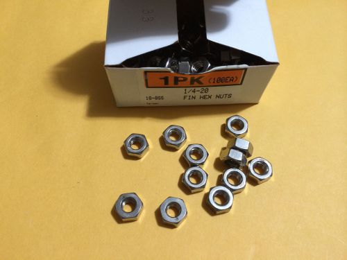 Stainless fin hex nut  1/4-20  100ea for sale