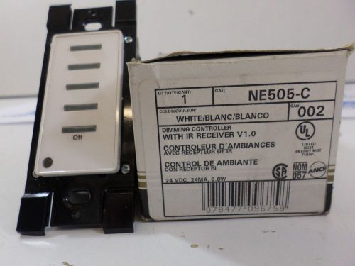 1 Leviton NE505-C White dimming controller with IR receiver NE505