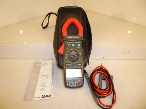 AEMC 514Clasmp Meter W/ Leads, Case and Manual