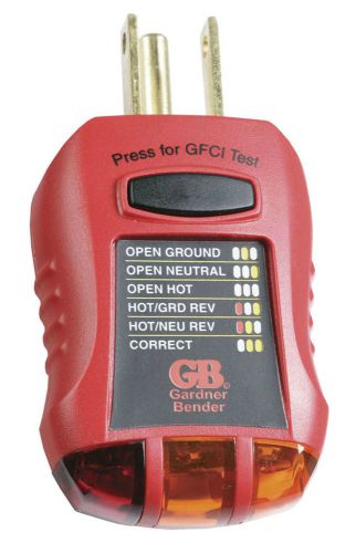 Gardner Bender GFI-3501 Ground Fault outlet Receptacle Tester &amp; Circuit Analyzer