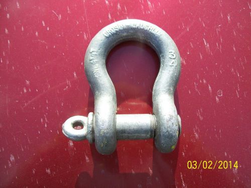 CROSBY 4-3/4 TON SHACKLE 3/4&#034;  WITH SCREW PIN