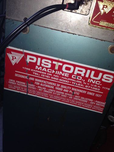Pistorius Frame Machine/joiner