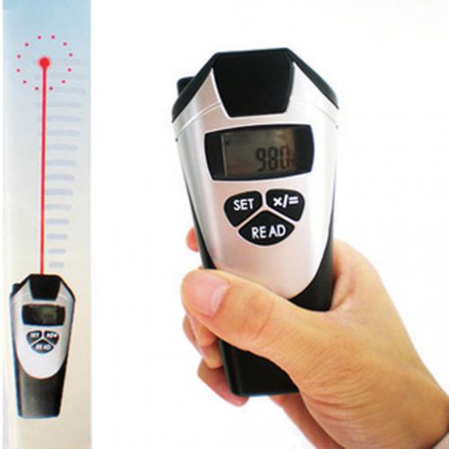 Ultrasonic Laser Distance Range Area Meter Measurer Digital LCD Tester *CP09