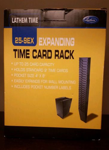 Lathem 25-9EX Expanding Time Card Rack - LTH259EX
