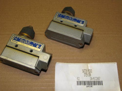 Lot of 2 / Micro Switch DTE6-2RN  *** 30 Day Warranty ***