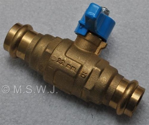 Cim val 22mm brass ball valve for sale