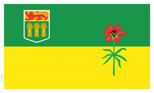 Bc074 flag of saskatchewan (wall banner only) for sale