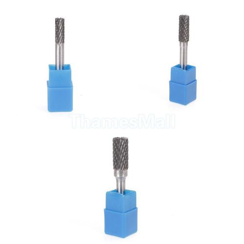 Cylinder tungsten carbide rotary burr drill grinding tool head dia. 6mm/8mm/10mm for sale