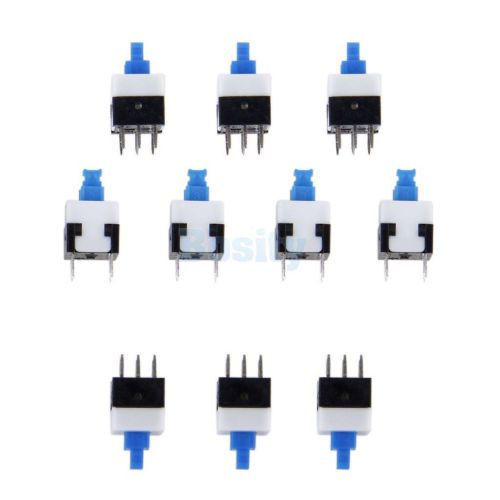 10pcs 6pin self-locking type button switch push button switch control 8x8mm for sale