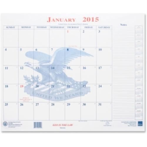 Unicor Month-at-a-glance Blotter Style Calendar - Monthly, (ucr5453758)