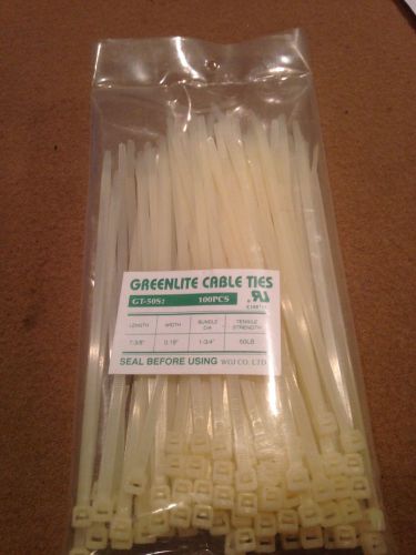 100 Greenlite Cable Ties GT-50S2