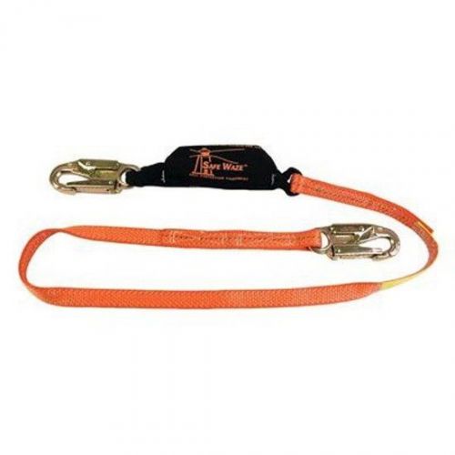 New safewaze 3m 3512 csa polyester web lanyard with shock pack 6 ft length for sale