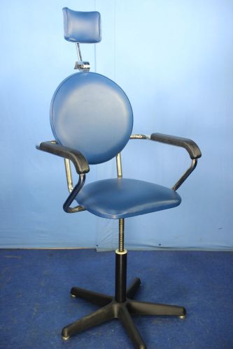Blue Medical Exam Chair Procedure Barber Style Chair with Warranty