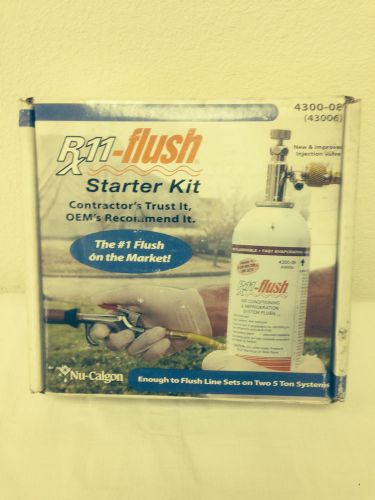 Nu-calgon r11-flush starter kit flush line sets on (2) 5 ton systems 4300-08 for sale