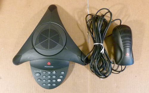 Polycom 2201-15100-601 SoundStation 2 Conference Phone with Wall Module #5