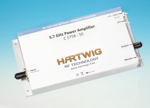 Hartwig-RF 5.7 GHZ SSPA &gt;50 Watts C-Band Power Amplifier, EME,GHz,transverter