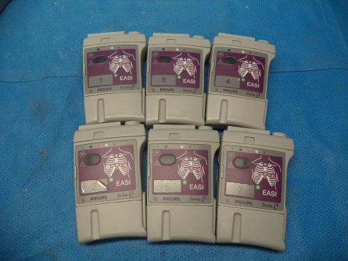 Lot of (6) Philips Series C M2601A EASI Telemetry Transmitters