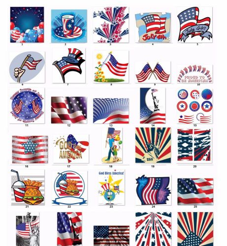 30 Personalized Return Address labels US Flags {f1} Buy 3 get 1 free