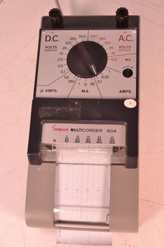 Vintage Simpson  Multicorder 604