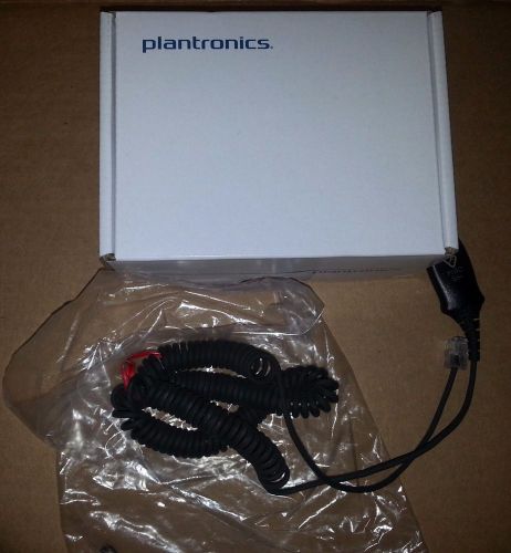 Genuine NEW Plantronics HIS 72442-41 headset adapter, factory packaging