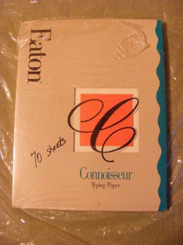 Vintage eaton fine quality watermarked connoisseur heavy weight paper for resume for sale