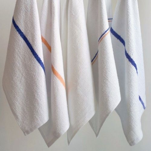60 NEW STRIPE BAR MOP MOPS RESTAURANT KITCHEN CLEANING TOWEL BLUE OR GOLD 32oz